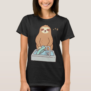 Camiseta Lindo Preguiça Louça Dormindo Cansado Preguiçoso