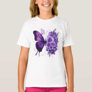 Camiseta lindo rabo roxo giro