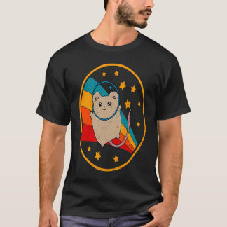 Camiseta Lindo Rato Argente Antigo Chique Pet Rato Retro I