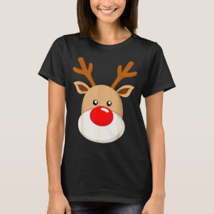 Camiseta Lindo Renaudinho Renaud Nariz Vermelho Natal Antíl