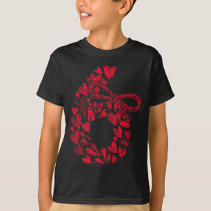 Camiseta Lindo Seis Sete Amor 67 Corações Casal Número 6 Co