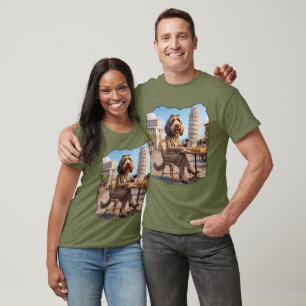 Camiseta Lindo Spinone Italiano Antropomórfico 3D