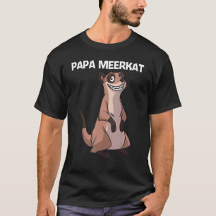 Camiseta Lindo Suricata Para Homens Meninos Pai Suricata Ma