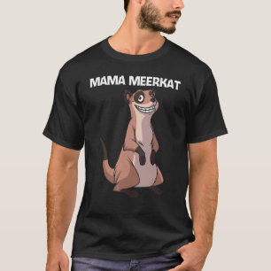 Camiseta Lindo Suricata Para Mulheres Meninas Suricata Mang