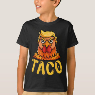 Camiseta Lindo Taco Trump Sempre Desiste Engraçado Vamos Lá