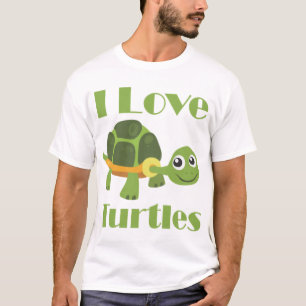 Camiseta Lindo Tartaruga amoroso Criança Fã de Répteis