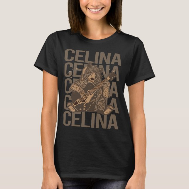 Camiseta Lindo Urso - Celina Nome (Frente)