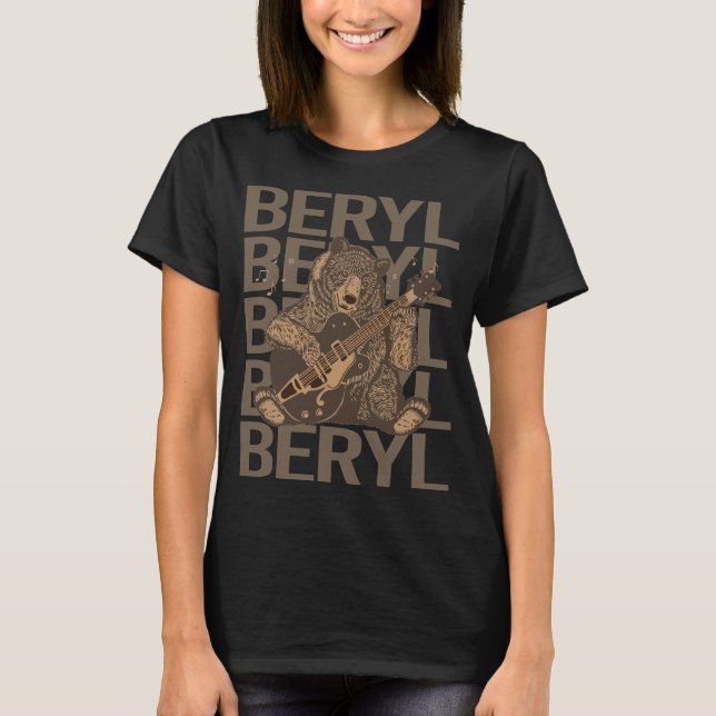 Camiseta Lindo Urso - Nome Beryl (Frente)