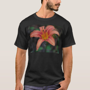 Camiseta Lindos Artigos e Presentes de Hemerocallis Cor de