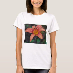 Camiseta Lindos Artigos e Presentes de Hemerocallis Cor de