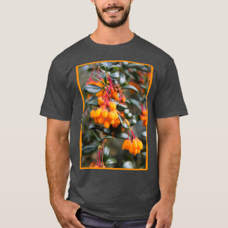 Camiseta Lindos Darwins Laranja Flores de Aromas