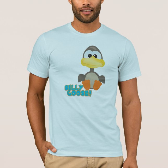 Camiseta Lindos Goofkins, ganso bobo (Frente)