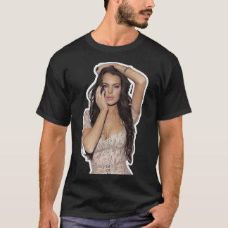 Camiseta Lindsay Lohan - Clássica da Celebridade (Pintor Pe