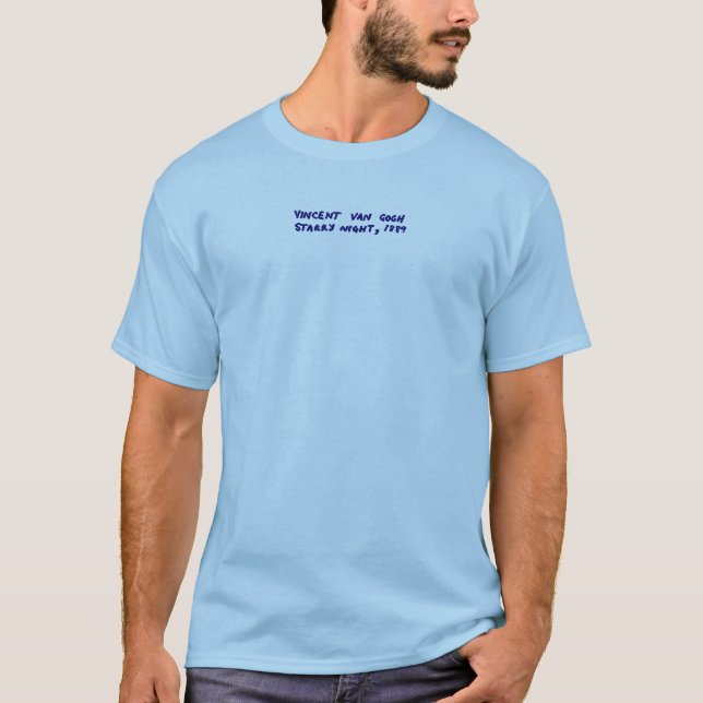 Camiseta Line art Starry Night (Frente)