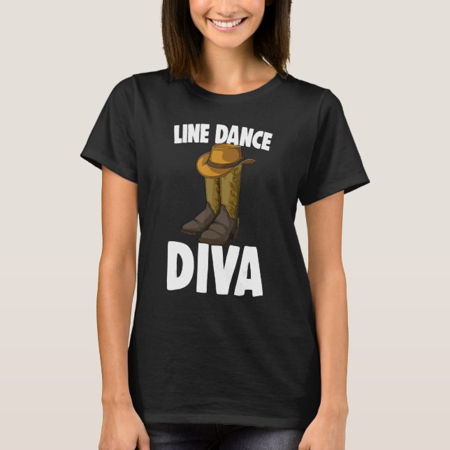 Camiseta Line Dance Diva Calçados Men Classy Boots (Frente)