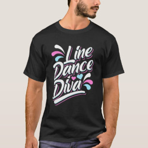 Camiseta Line Dance Diva Cowgirl Country Western Dancing