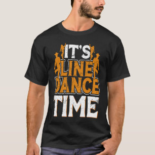 Camiseta Line Dance Time Line Dance Dança Ocidental Ocident