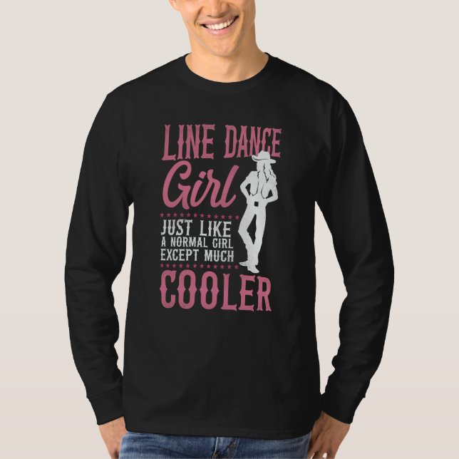 Camiseta Line Dancing Dance Teacher Girl Line Dance Girl Ju (Frente)