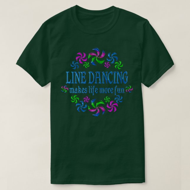 Camiseta Line Dancing Fun  (Frente do Design)