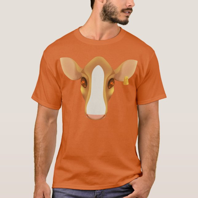 Camiseta Lineless Cow Art Version C (Frente)