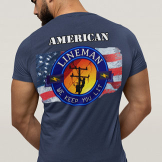 CAMISETA LINEMAN AMERICANO/FLORIDA (QUALQUER ESTADO)