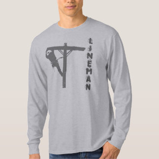Camiseta lineman cinzento novo, LINEMAN