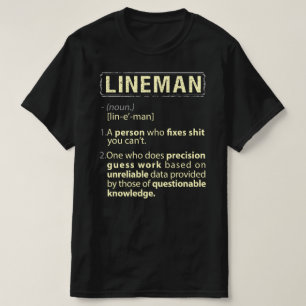 Camiseta Lineman Real American Definition