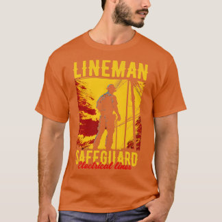 Camiseta Lineman salvaguarda linhas elétricas