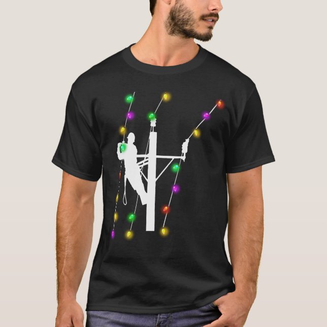 Camiseta Lineman TShirt, Lineman Gifts, Lineman Electronics (Frente)