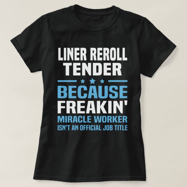 Camiseta Liner Reroll Tender (Frente do Design)