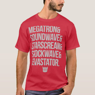 CAMISETA LINEUP DE DECEPTICON