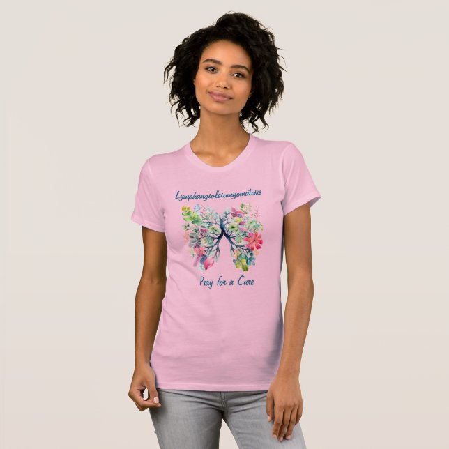 Camiseta Linfhangioleiomatose LAM 2-Sided Women T-Shirt (Frente Completa)