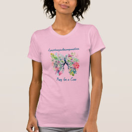 Camiseta Linfhangioleiomatose LAM Camisa-T feminina
