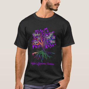 Camiseta Linfoma de Hodgkin Juntos Lutamos Juntos Venceremo