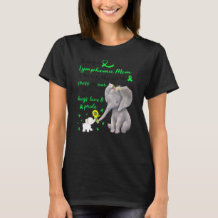 Camiseta Linfoma Elefante Forte Mãe Duas Vezes O Amor