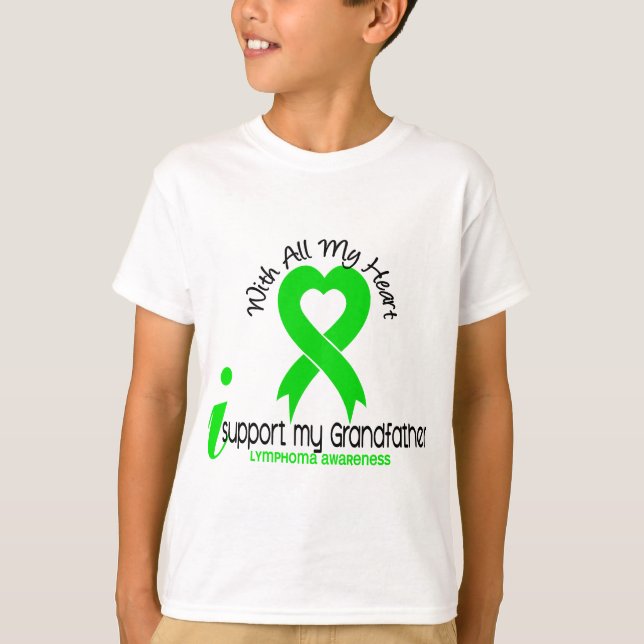 Camiseta LINFOMA eu apoio meu avô (Frente)
