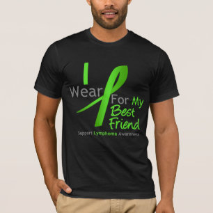 Camiseta Linfoma eu visto o verde limão para meu melhor