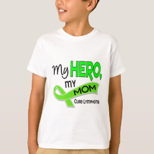 Camiseta Linfoma MEU HERÓI MINHA MAMÃ 42