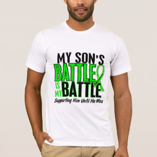 Camiseta Linfoma minha batalha demasiado 1 filho