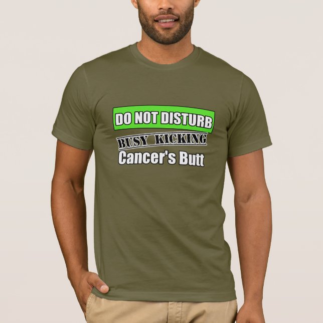 Camiseta Linfoma Não Incomodar Bumbum (Frente)
