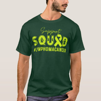 Camiseta Linfoma no quadrado de suporte 22
