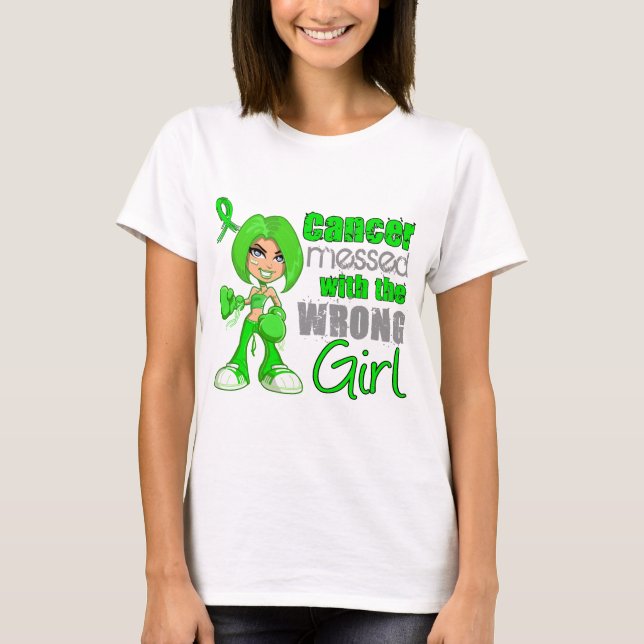 Camiseta Linfoma sujado com Girl.png errado (Frente)