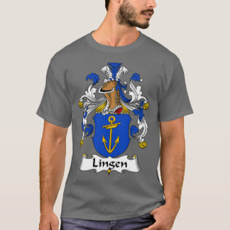 Camiseta Lingen Casaco de Guarda Familiar de Armas