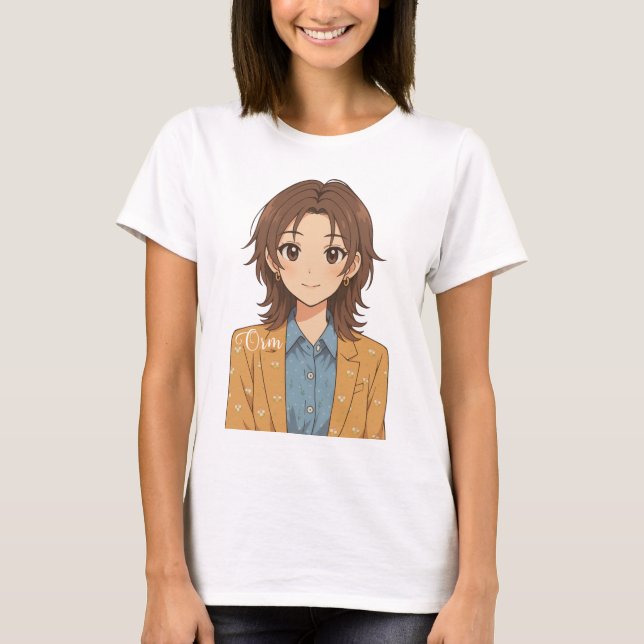 Camiseta LingOrm, Orm Kornaphat Anime Illustration (Frente)