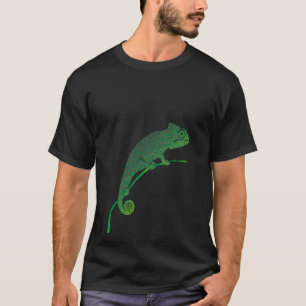 Camiseta Língua colorida dos camaleões