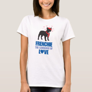 Camiseta Língua de Frenchie do SNORT do amor