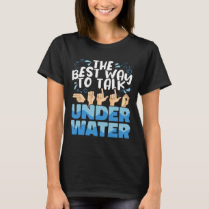 Camiseta Língua de sinais americana é a melhor maneira de f