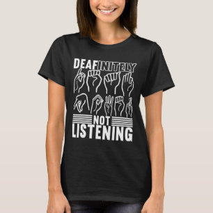 Camiseta Língua de Sinais Americana Sensibilização Surda 1