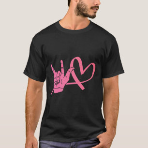 Camiseta Língua de Sinais da Consciência Surda Amor Profess