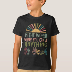 Camiseta Língua de Sinais Deficiente Conhecimento Deficient